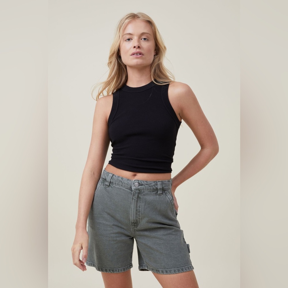 Women's Carpenter Denim Shorts